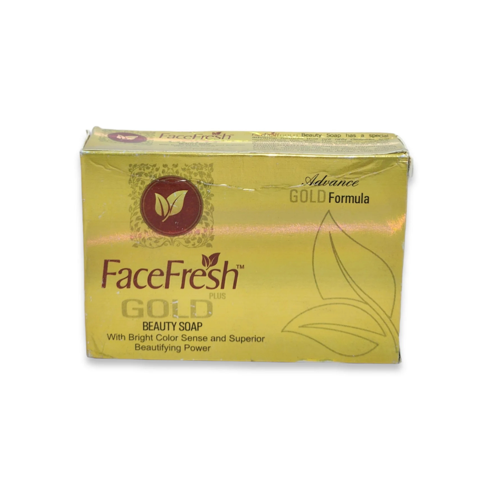 FaceFresh Gold Beauty Soap 100g | Advance Gold Formula Cleansing Bar for Daily Use
