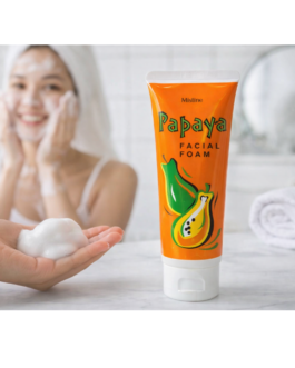 Mistine Papaya Facial Foam 100g | Papaya Extract Face Cleanser for Daily Use
