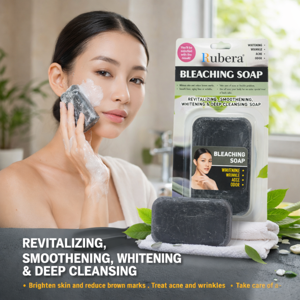 Skin Rubera Rubera Bleaching & Deep Cleansing Soap 90g | Revitalizing Skin Cleanser ...