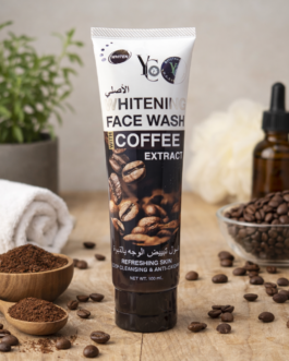 YC Whitening Face Wash with Coffee Extract | Refreshing Cleanser for Daily Use, 100ml