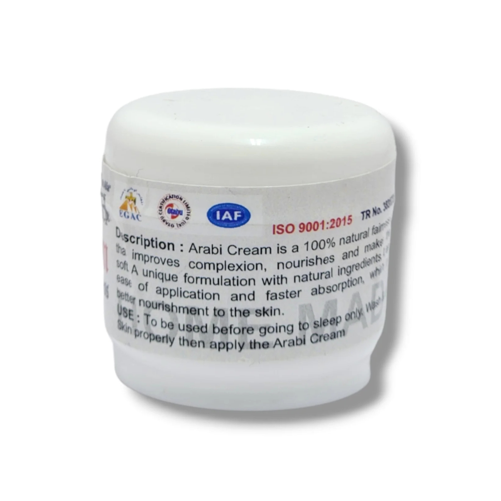 Arabi Cream 30g | Aloe Vera, Sandalwood & Rose Extracts | Daily Face Care Cream