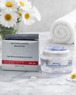 Mistline Glutathione Platinum Day Whitening Cream SPF 20+ | Daily Face Moisturizer 30g