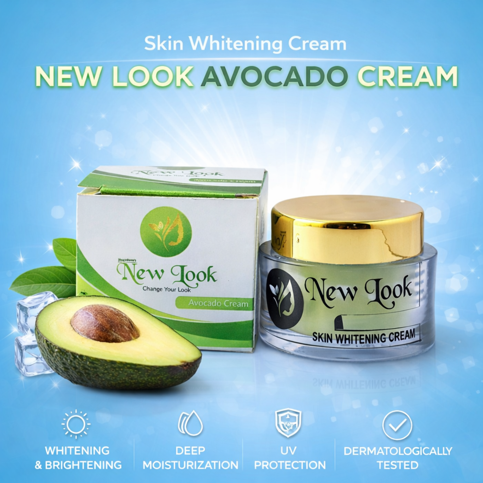 Newlook Avocado Cream 30g | Skin Whitening Cream with Avocado Extract - Image 2