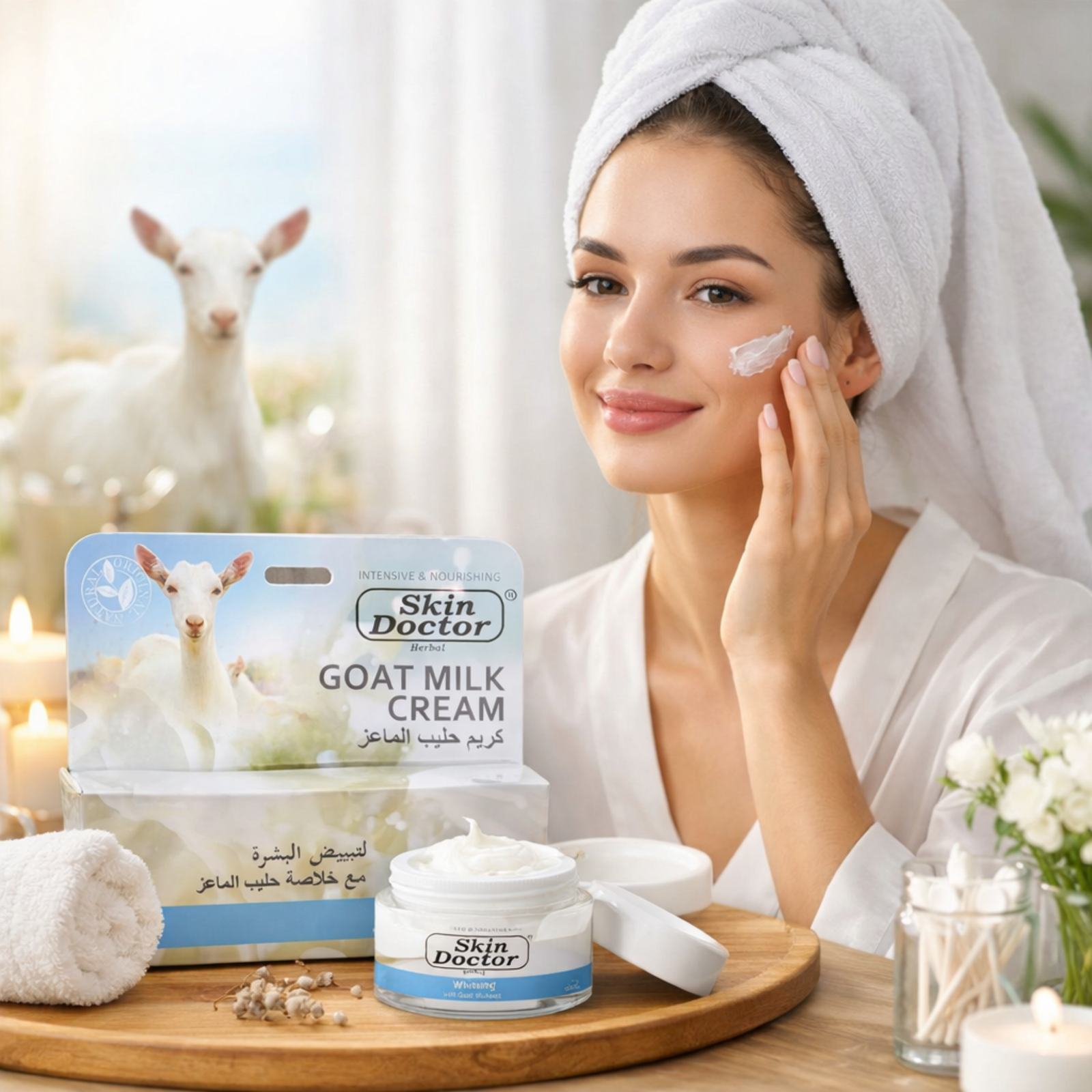 Skin Doctor Goat Milk Cream 50g | Herbal Moisturizing Face Cream with Goat Milk Extract