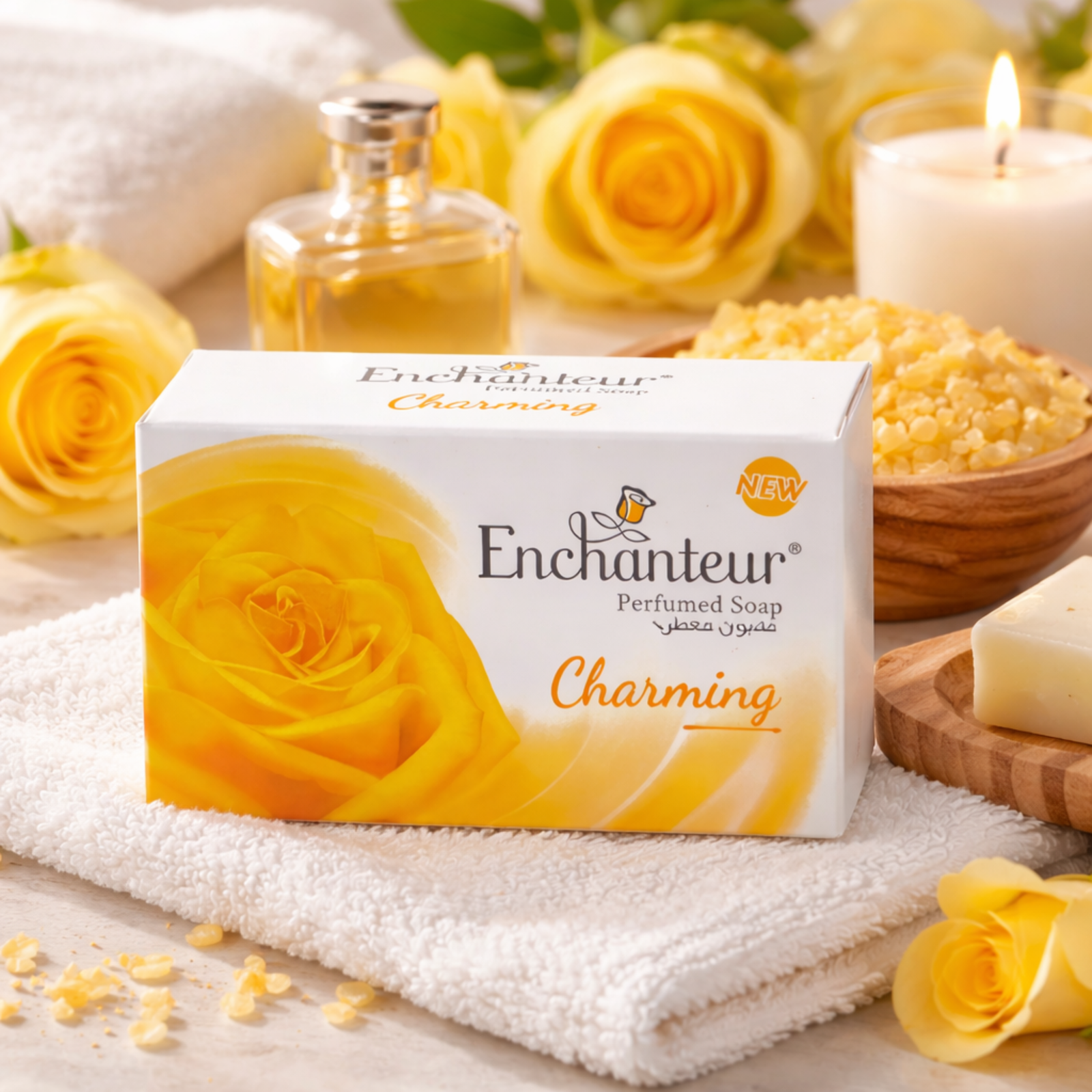 Enchanteur Charming Perfumed Soap 125g | Floral Fragrance Bathing Soap for Daily Use