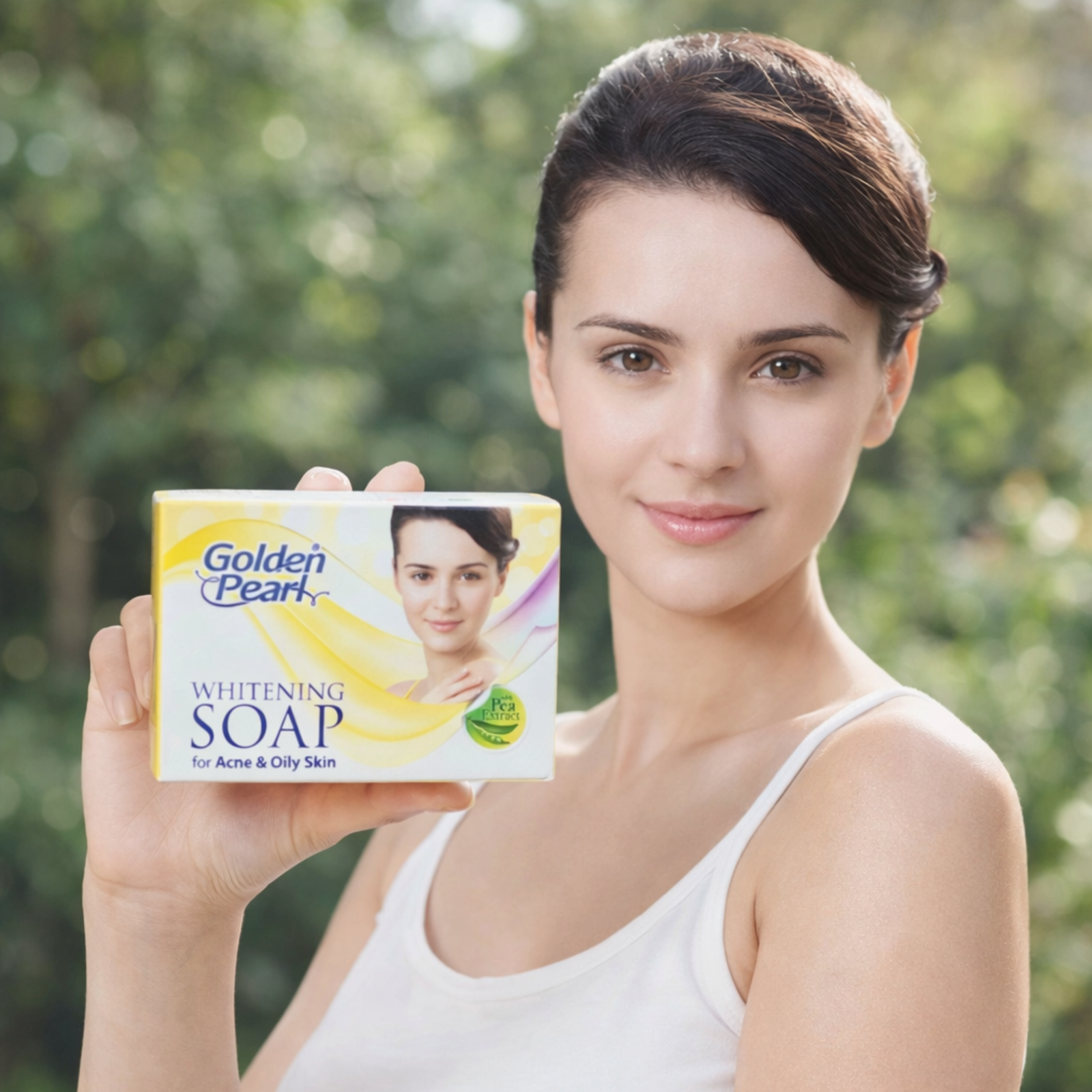 Golden Pearl Whitening Soap for Oily & Acne Skin – 100g