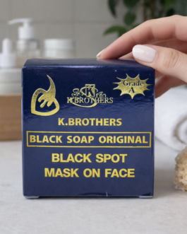 K Brothers Black Soap Original for Black Spot Mask on Face | Grade A Soap Bar 50g