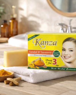 Kanza Sandal & Turmeric Soap 100g | Herbal Bathing Soap with Sandalwood & Turmeric Extracts