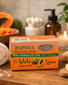 RDL Papaya Whitening Soap 135g | With Vitamin A, C & E | Daily Cleansing Bar