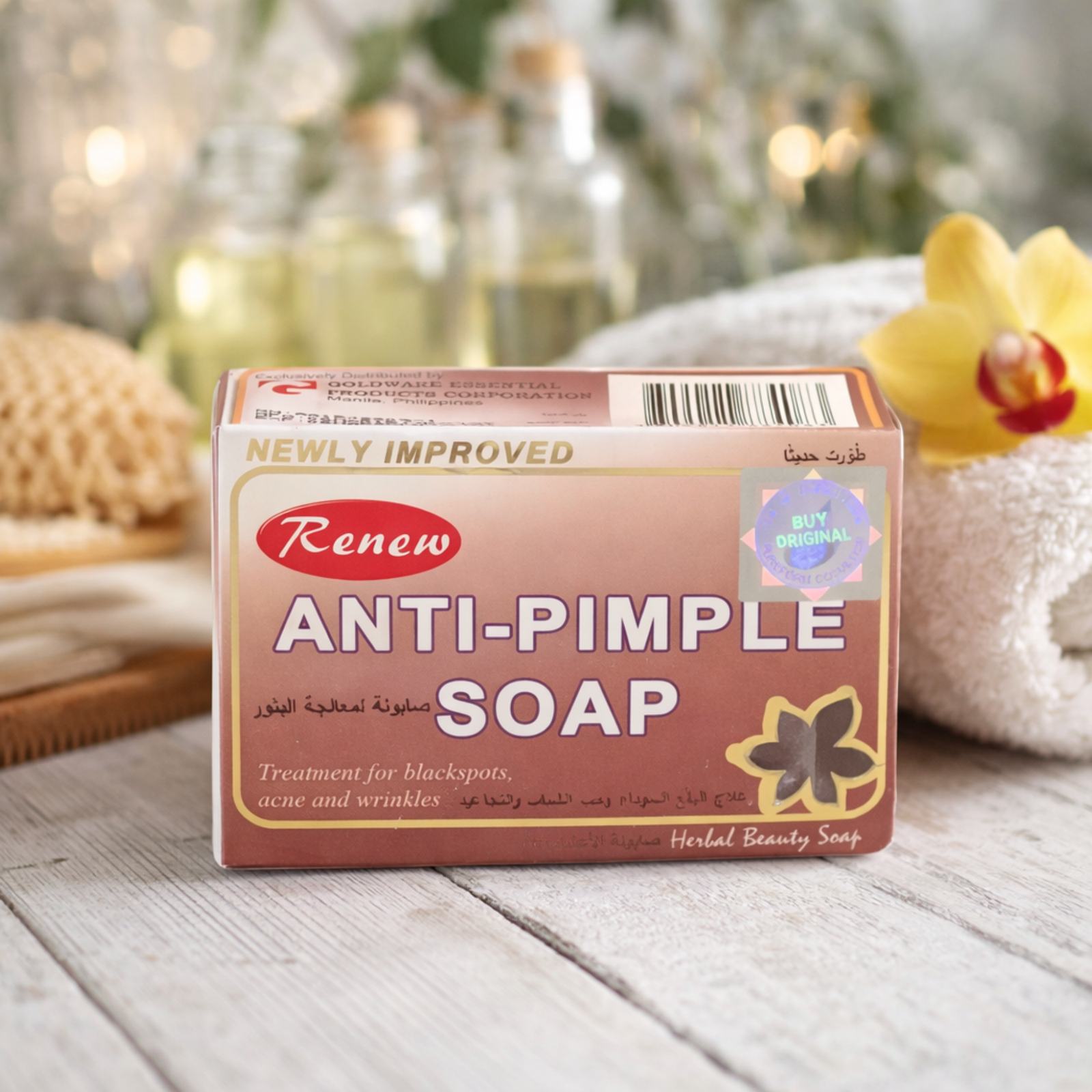 Renew Anti-Pimple Soap 135g – Herbal Beauty Soap for Acne & Black Spots