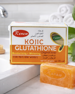 Renew Kojic Glutathione Original Soap 135g | Moisturizing Bar for Men & Women