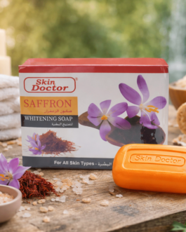 Skin Doctor Saffron Whitening Soap 80g – Saffron Extract Cleansing Bar for Daily Use