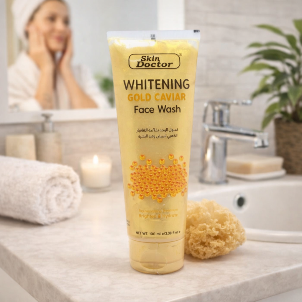 l-glutathione whitening cleanser gold 24K Lava Foam Cleaner Hyaluronic Acid + Multi-Peptide (With Brush Head) Smooth over facial areas with gentle massage movements until all traces of makeup and other residues melt away VANEKAA Glutathione Gold Body Exfoliating