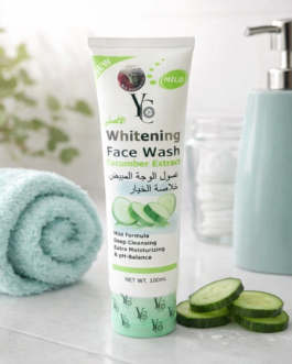 YC Whitening Face Wash with Cucumber Extract 100ml | Mild Deep Cleansing