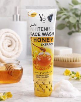 YC Whitening Face Wash with Honey Extract, Moisturizing Cleanser for Smooth Skin – 100ml
