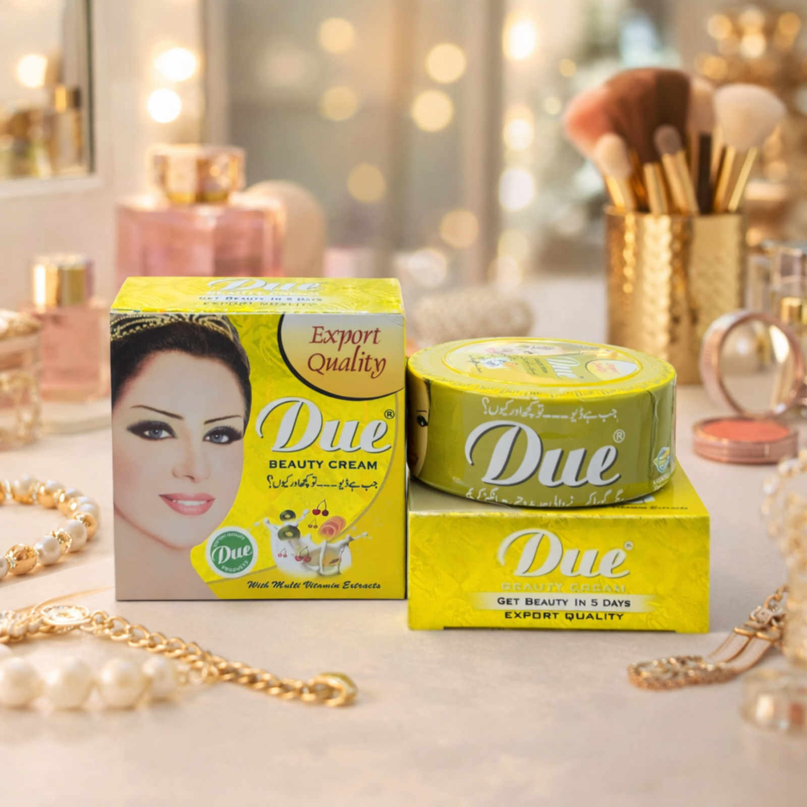Due Beauty Cream 20g | Multi-Vitamin Face Cream | Export Quality Skincare