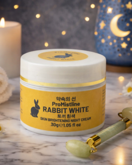 Mistline Rabbit White Skin Brightening Night Cream 30g | Moisturizing Night Care