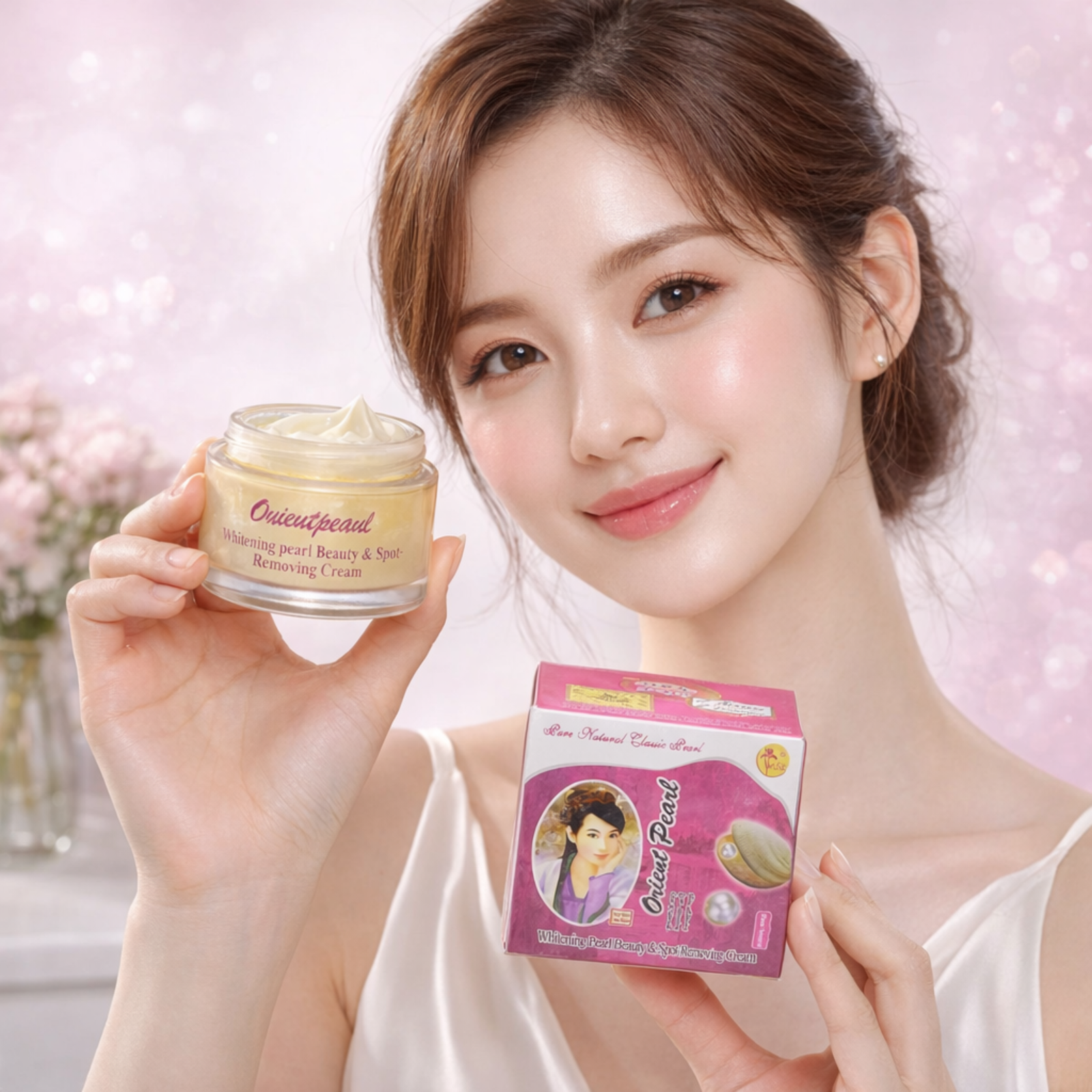 Orient Pearl Whitening Cream 5g | Pearl Beauty & Spot Care Face Cream - Image 3