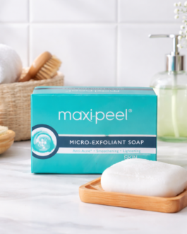 Maxi-Peel Micro-Exfoliant Soap 125g | Anti-Acne Cleansing Soap with Micro Beads for Smooth & Clear Skin