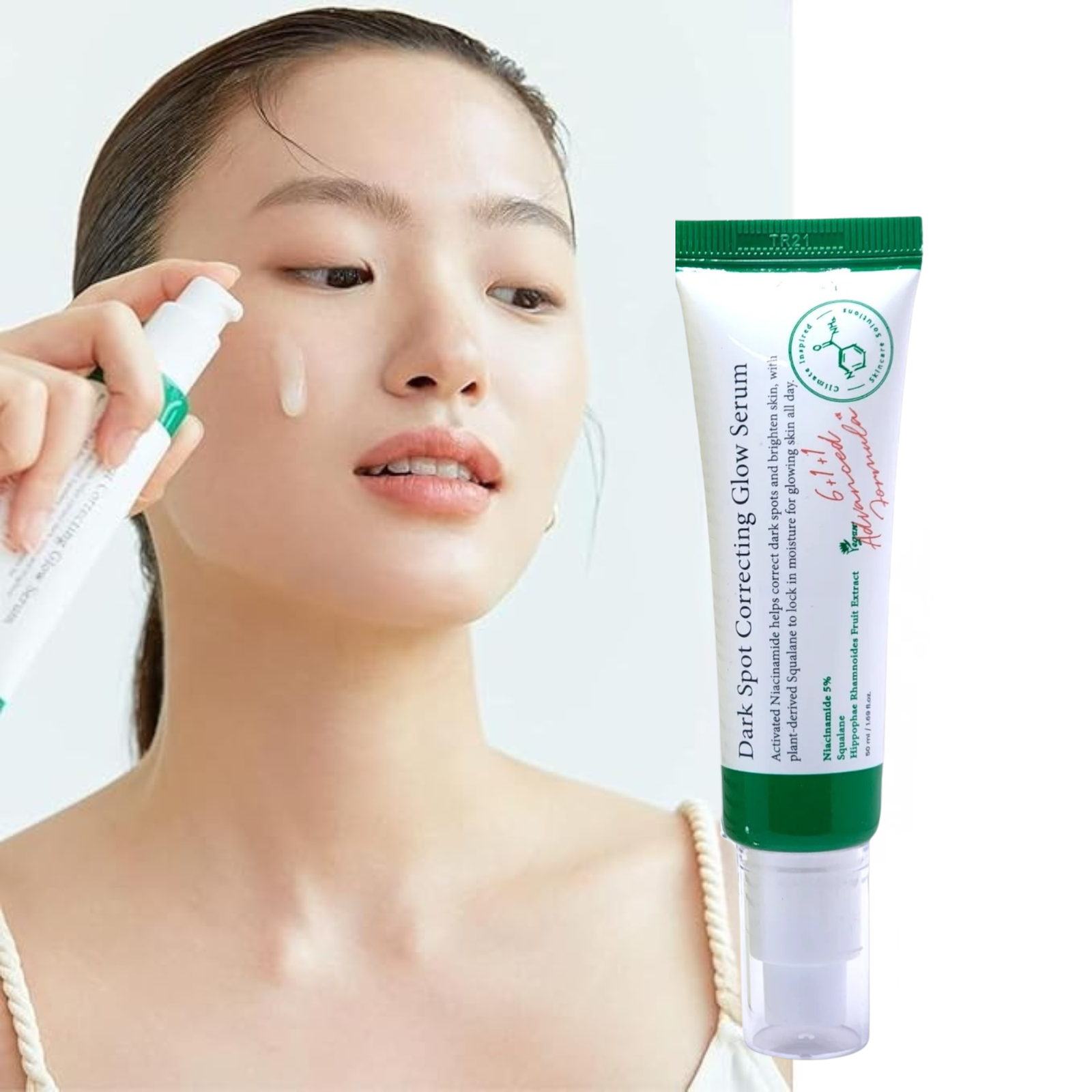 Dark Spot Correcting Glow Serum 50ml | Niacinamide Brightening Serum | Korean Skincare for Uneven Skin Tone