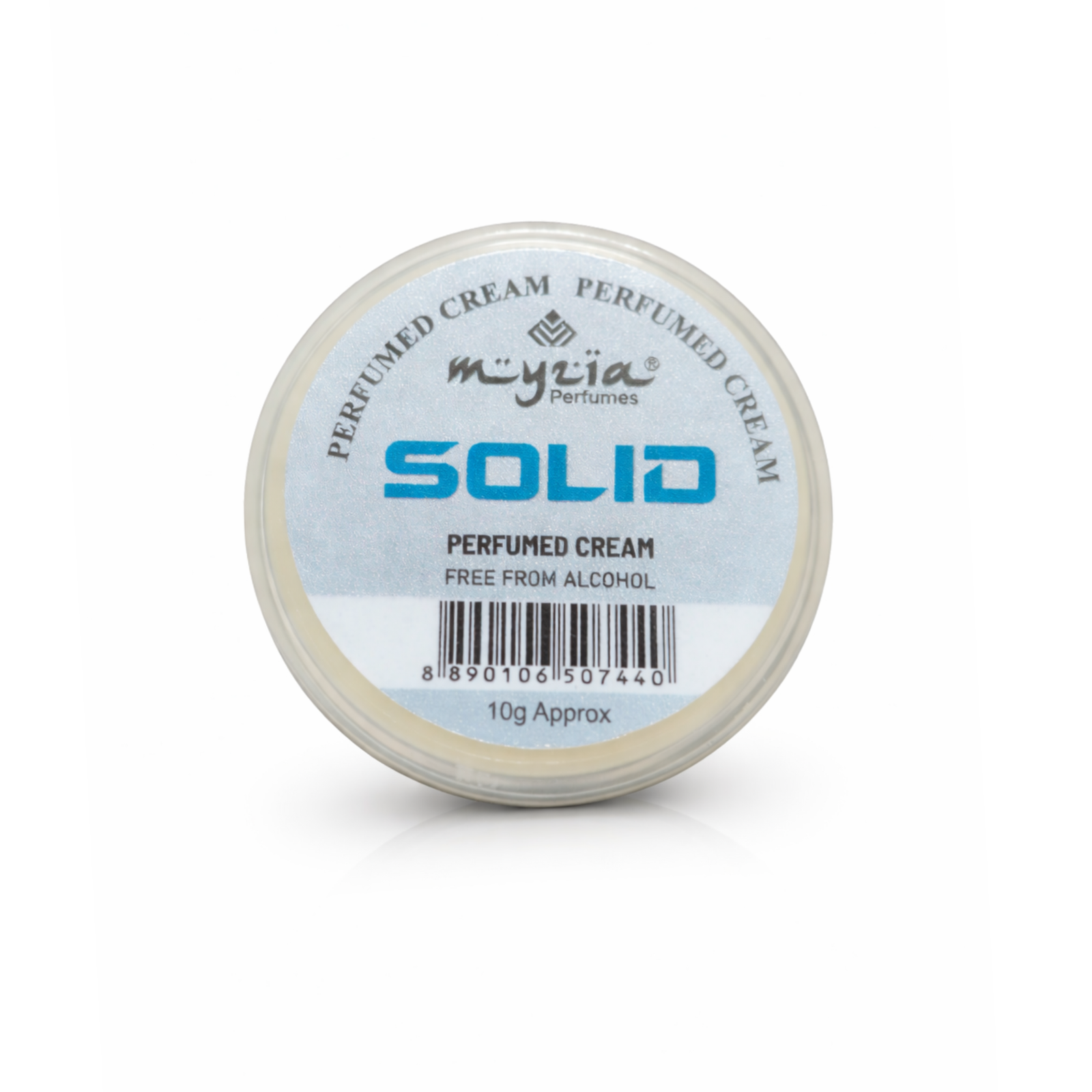 Myzia Solid Perfume Cream 10g | Alcohol-Free Wax Perfume | Unisex Skin Perfume for Men & Women | Travel Friendly Pocket Cream Perfume