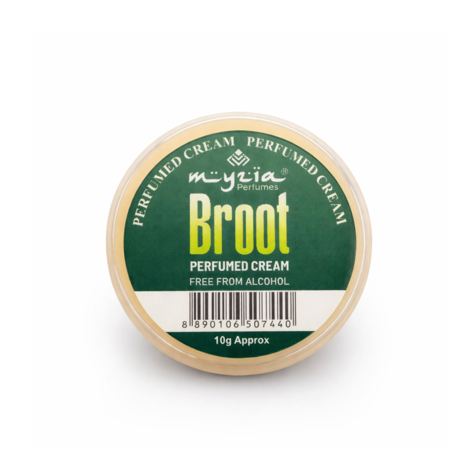 Myzia Broot Solid Perfume Cream 10g | Alcohol-Free Wax Perfume | Unisex Skin Perfume | Travel Friendly Pocket Cream Perfume