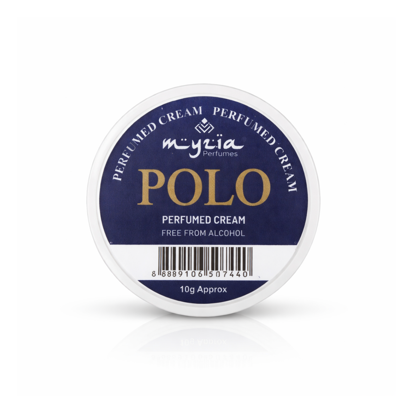 Myzia Polo Perfume Cream 10g | Alcohol Free Solid Perfume | Cream Perfume for Men & Women | Skin Perfume, Wax Perfume, Pocket Friendly Fragrance