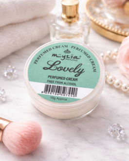 Lovely Solid Perfume Cream 10g | Alcohol-Free Wax Perfume | Unisex Skin Perfume | Pocket Size Cream Perfume for Daily Use