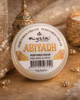 Abiyadh Solid Perfume Cream 10g | Alcohol-Free Wax Balm Perfume | Unisex Skin Perfume | Travel Friendly Pocket Cream Perfume