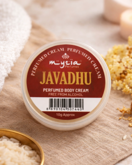 Javadhu Solid Perfume Cream 10g | Alcohol-Free Wax Perfume | Traditional Skin Perfume for Men & Women | Pocket Size Cream Perfume