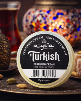 Turkish Solid Perfume Cream 10g | Alcohol-Free Wax Perfume for Men & Women | Pocket Size Skin Perfume