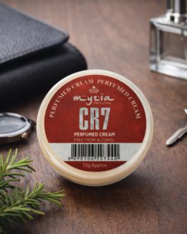 CR7 Solid Perfume Cream for Men 10g | Alcohol-Free Wax Perfume | Men Skin Perfume | Pocket Size Cream Perfume