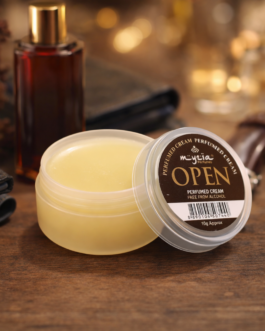 Open Solid Perfume Cream 10g | Alcohol-Free Wax Perfume | Unisex Skin Perfume for Daily Use | Pocket Size Cream Perfume
