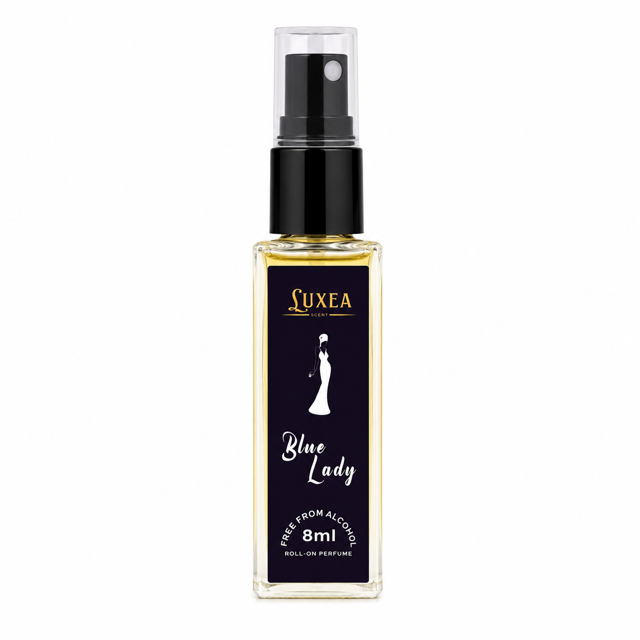 Luxea Blue Lady Perfume for Women | Alcohol Free Pocket Perfume | 8ml Long Lasting Fragrance | Daily Wear & Casual Use