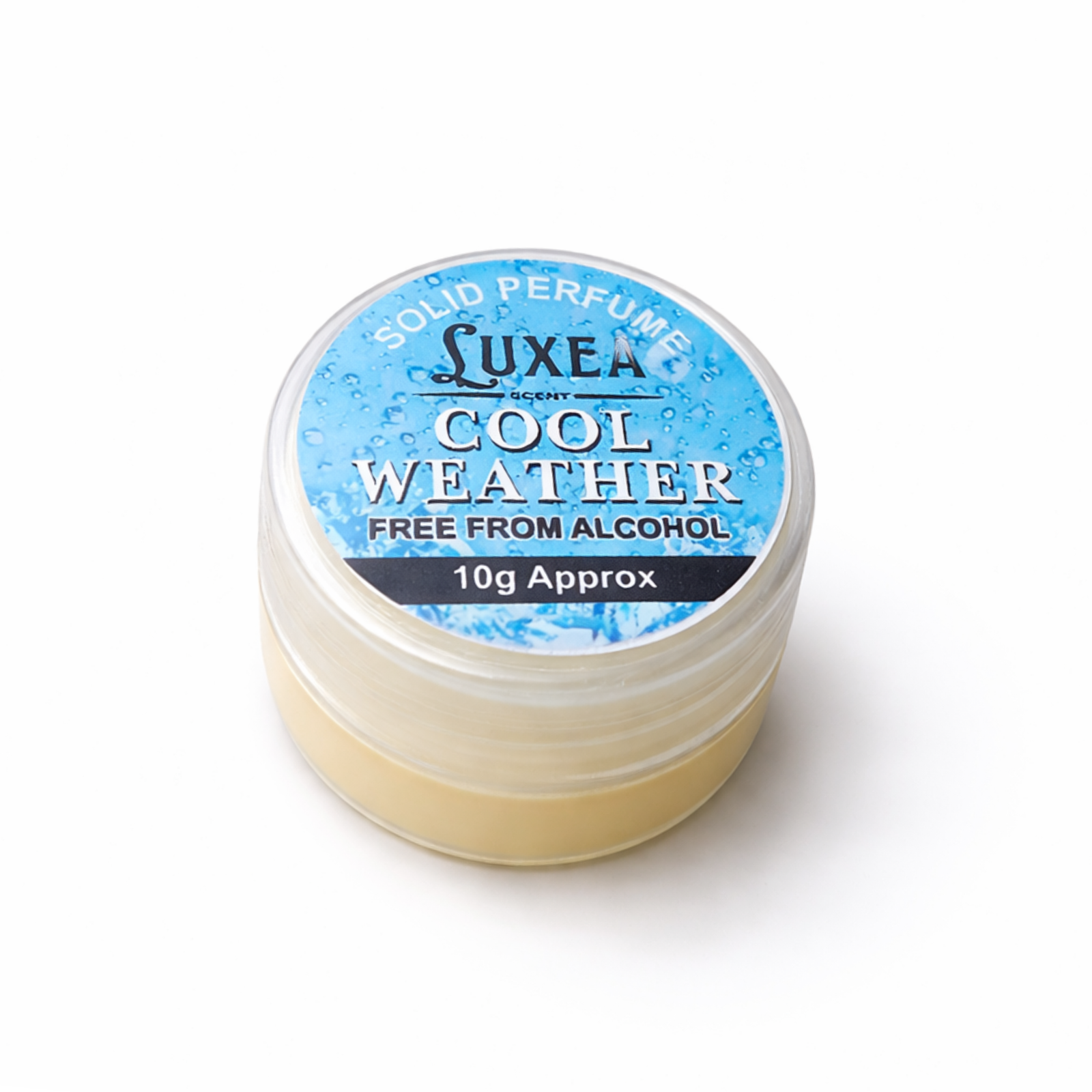 Cool Weather Solid Perfume 10g | Ultra-Fresh Aquatic & Citrus Fragrance Cream | 100% Alcohol-Free, Long-Lasting Pocket Perfume for Men & Women