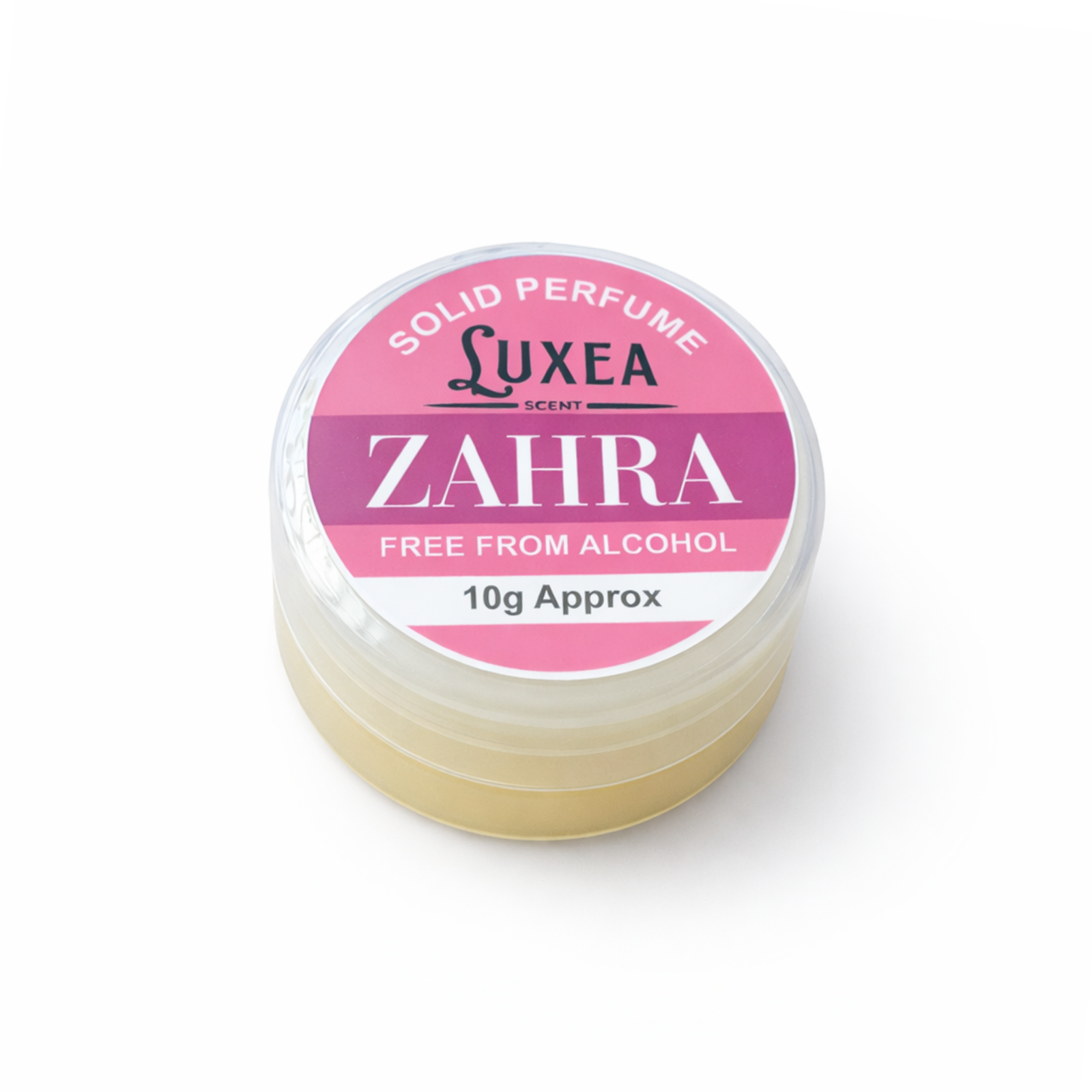 Zahra Solid Scent Perfume 10g | Alcohol-Free Cream P | Wax Skin Perfume Balm for Men & Women | Pocket Travel