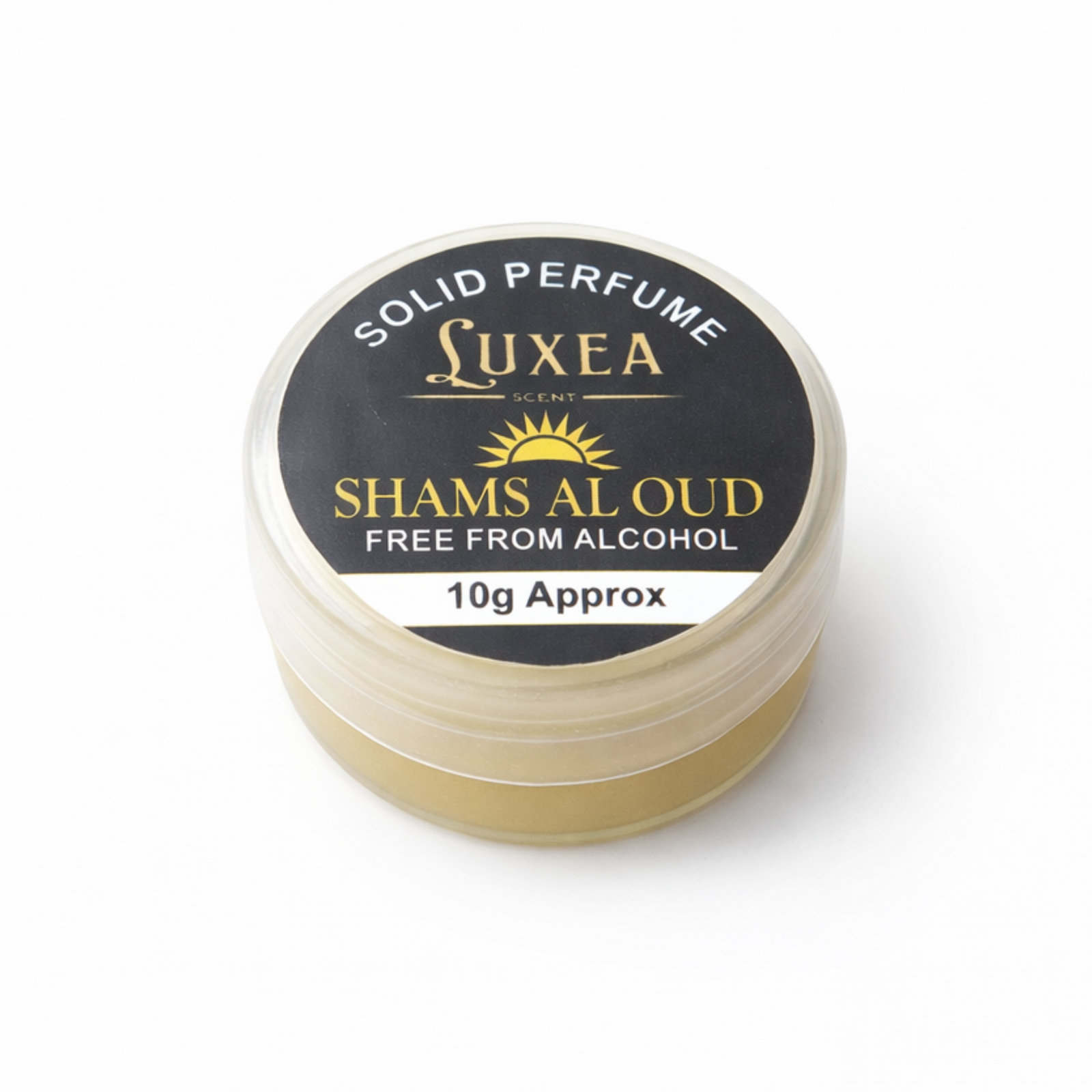 Shams Al Oudh Cream Perfume 10g | Alcohol-Free Solid | Skin Perfume Balm | Travel Friendly Pocket Fragrance