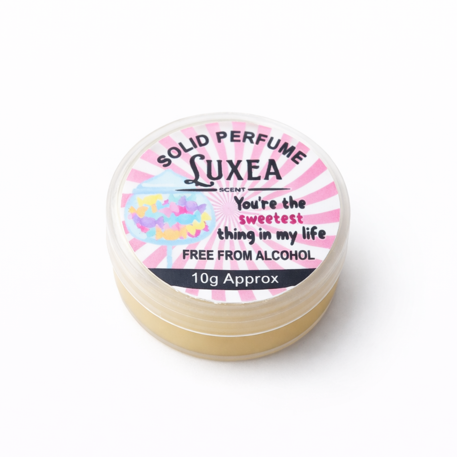 Perfume Cream 10g | Alcohol Free | Best Scent for Men & Women | Pocket for Travel, Date & Evening Use | Heart Notes, Top Notes & Base Notes Fragrance (You’re the Sweetest Thing in My Life)
