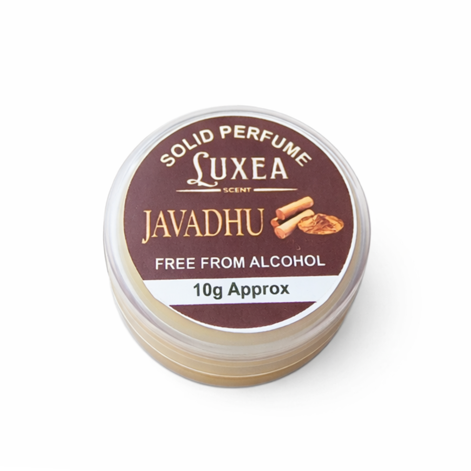 Javadhu Solid Perfume 10g | Alcohol-Free Cream Perfume Balm | Travel Friendly Pocket Perfume