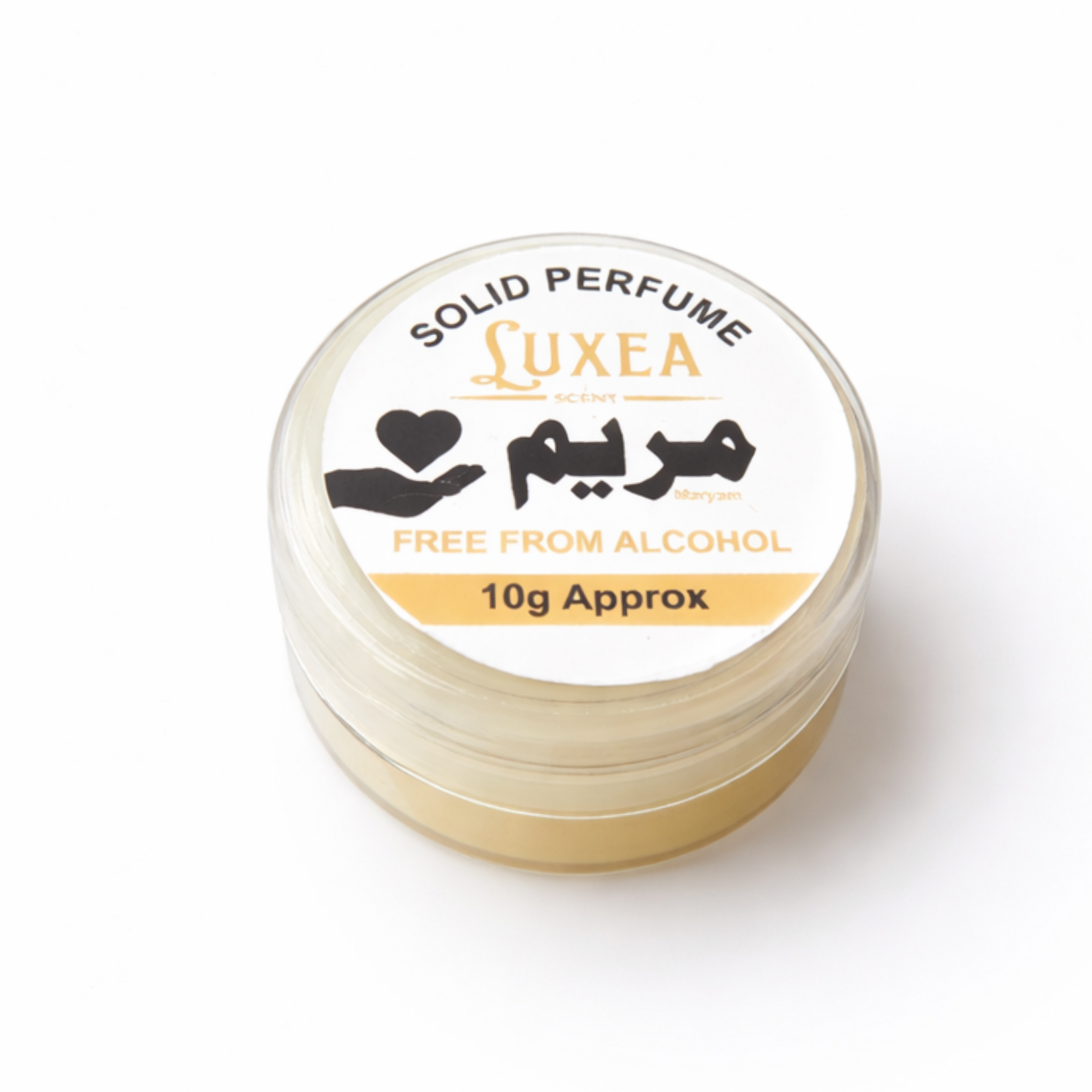 Perfume Cream 10g | Alcohol Free | Best Scent for Men & Women | Pocket for Travel, Date & Evening Use | Heart Notes, Top Notes & Base Notes Fragrance (Maryam)