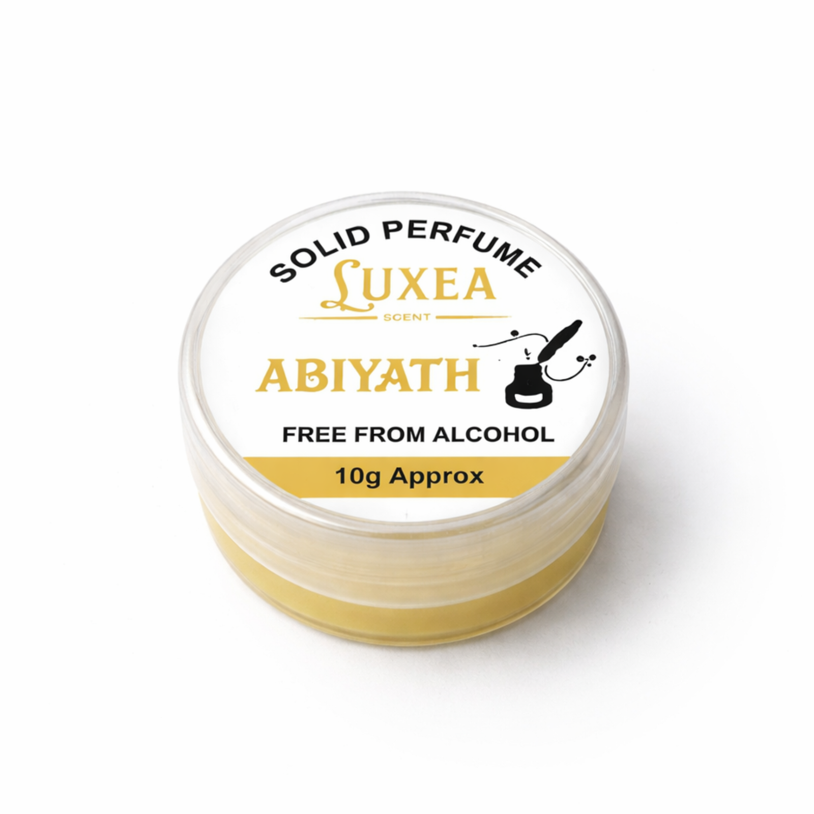 Abiyath Scent Solid Perfume 10g | Alcohol-Free Cream | Wax Perfume Skin Perfume for Men & Women | Pocket Size Solid Fragrance Balm