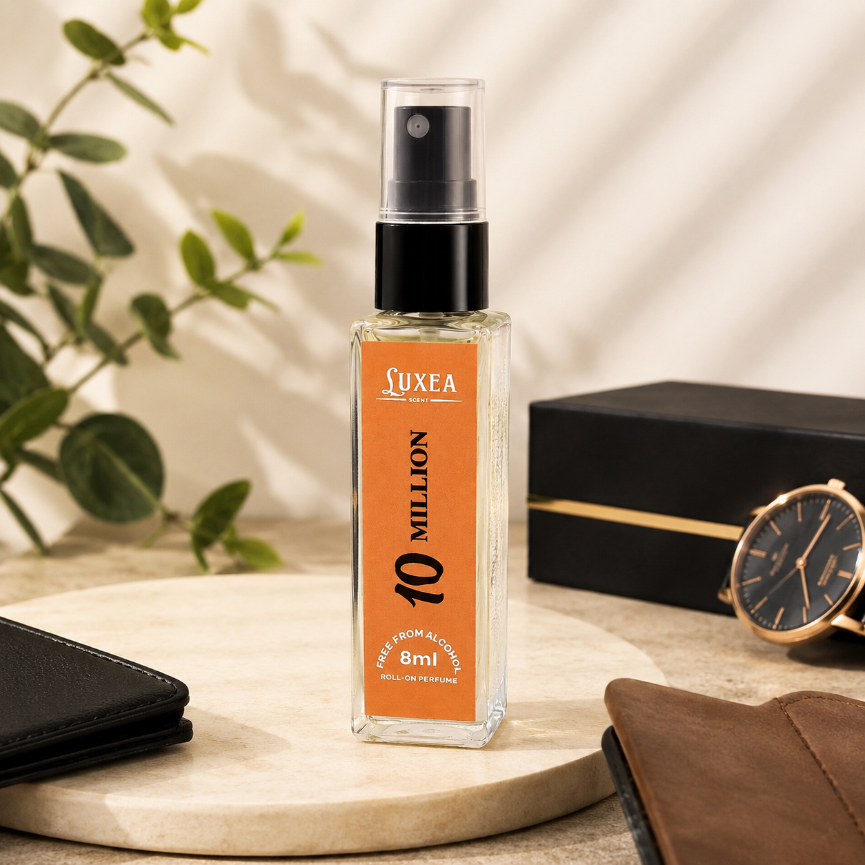 10 Million Perfume for Men & Women | Alcohol Free Pocket Perfume 8ml | Long Lasting Fragrance | Daily Wear & Casual Use