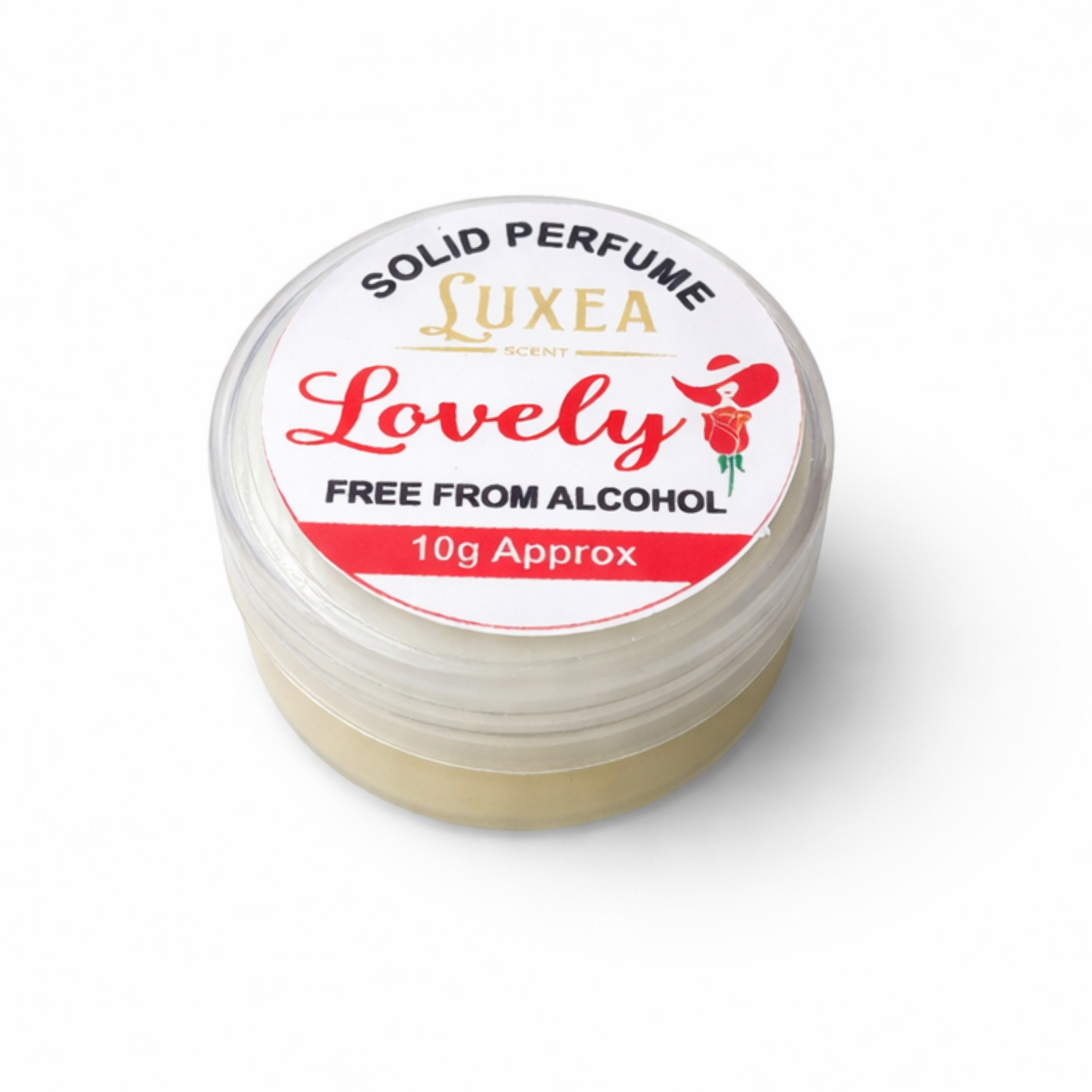 Lovely Solid Perfume Cream | Alcohol-Free Skin Perfume | Long-Lasting Wax Perfume for Men & Women | Travel Friendly Cream Perfume 10g | Pocket Perfum