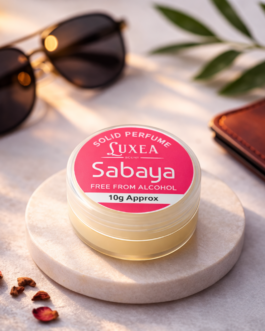 Sabaya Perfume Cream 10g | Alcohol Free | Pocket for Travel, Date & Evening Use