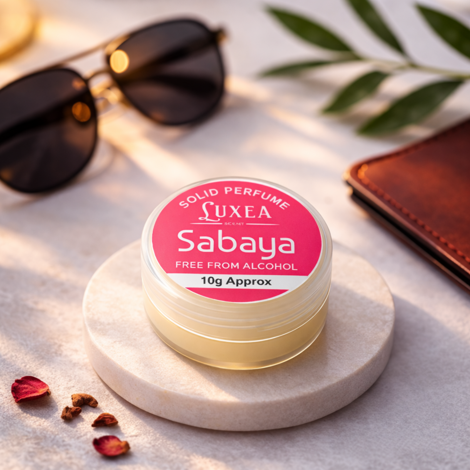 Perfume Cream 10g | Alcohol Free | Best Scent for Men & Women | Pocket for Travel, Date & Evening Use | Heart Notes, Top Notes & Base Notes Fragrance (Sabaya)