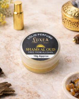 Shams Al Oudh Cream Perfume 10g | Alcohol-Free Solid | Skin Perfume Balm