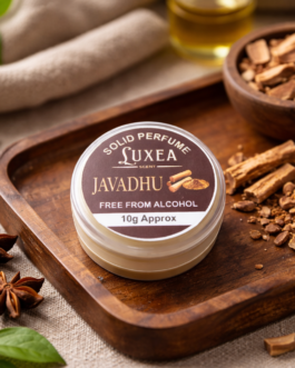 Javadhu Solid Perfume 10g | Alcohol-Free Cream Perfume Balm | Travel Friendly Pocket Perfume