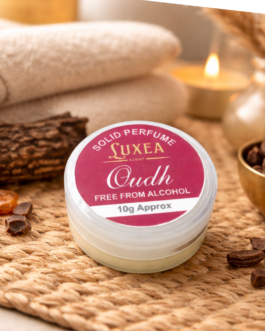 Oudh Solid Perfume 10g | Alcohol-Free Cream Perfume | Best Scent for Men & Women