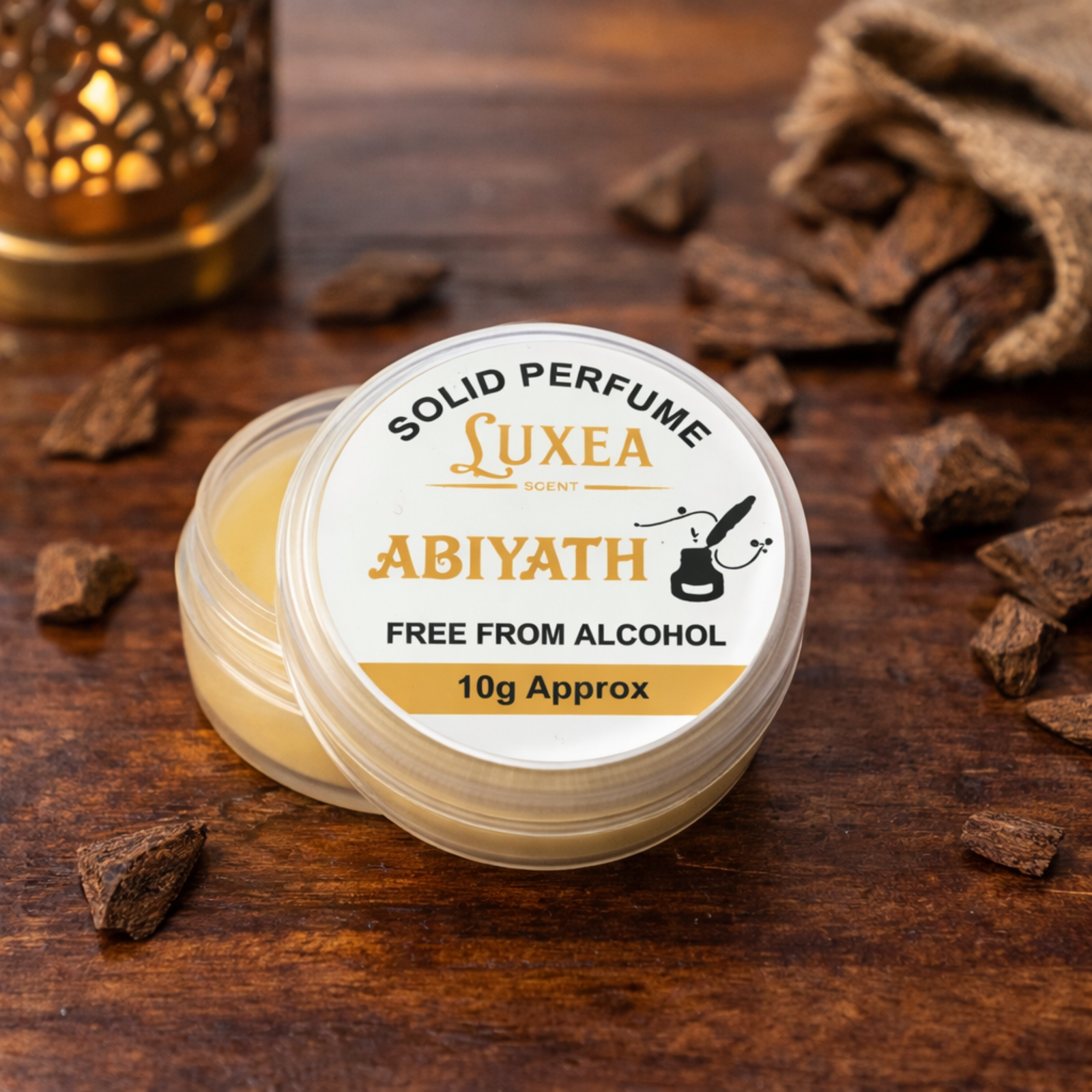 Abiyath Scent Solid Perfume 10g | Alcohol-Free Cream | Wax Perfume Skin Perfume for Men & Women | Pocket Size Solid Fragrance Balm