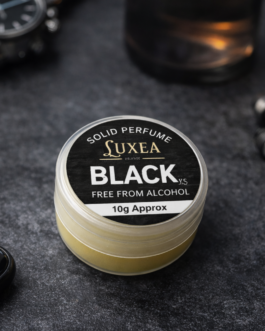 Black XS Solid Perfume 10g | Alcohol-Free Cream Perfume | Skin Fragrance